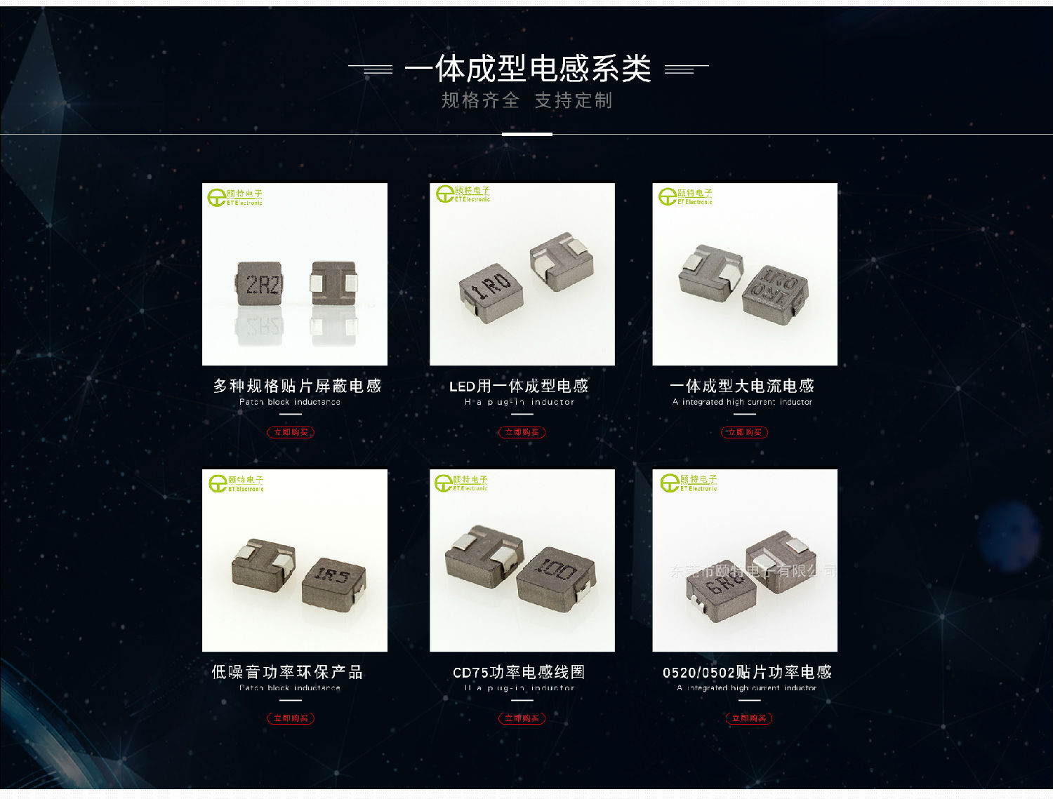 一體成型電感 一體成型電感