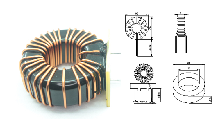 大電流鐵硅鋁-磁環(huán)電感 大電流鐵硅鋁-磁環(huán)電感